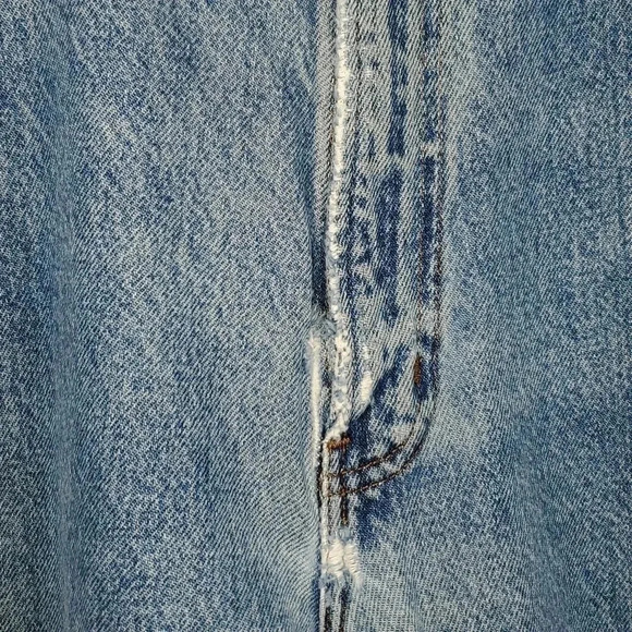 Harley Davidson Genuine Motorclothes Blue Straight Leg Jeans Mens Zip Size 36x32 - Picture 11 of 14